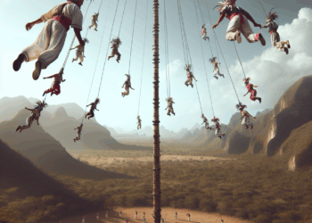 Voladores de Papantla caen desde más de 10 metros en Veracruz