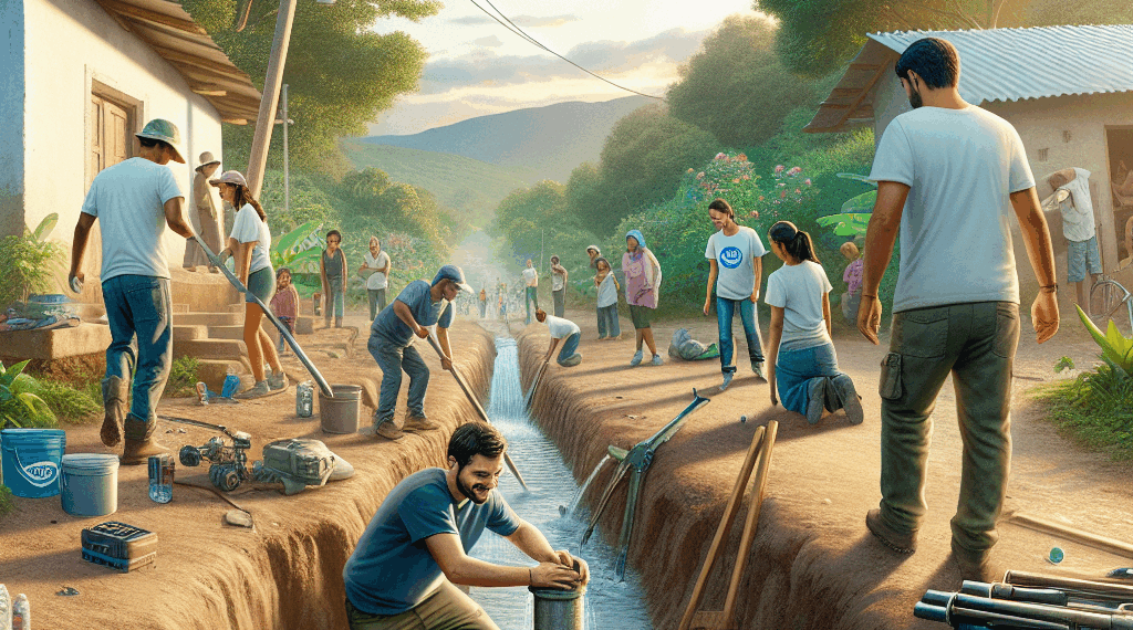 Voluntariado transforma escuela rural de Veracruz permitiendo acceso a agua potable