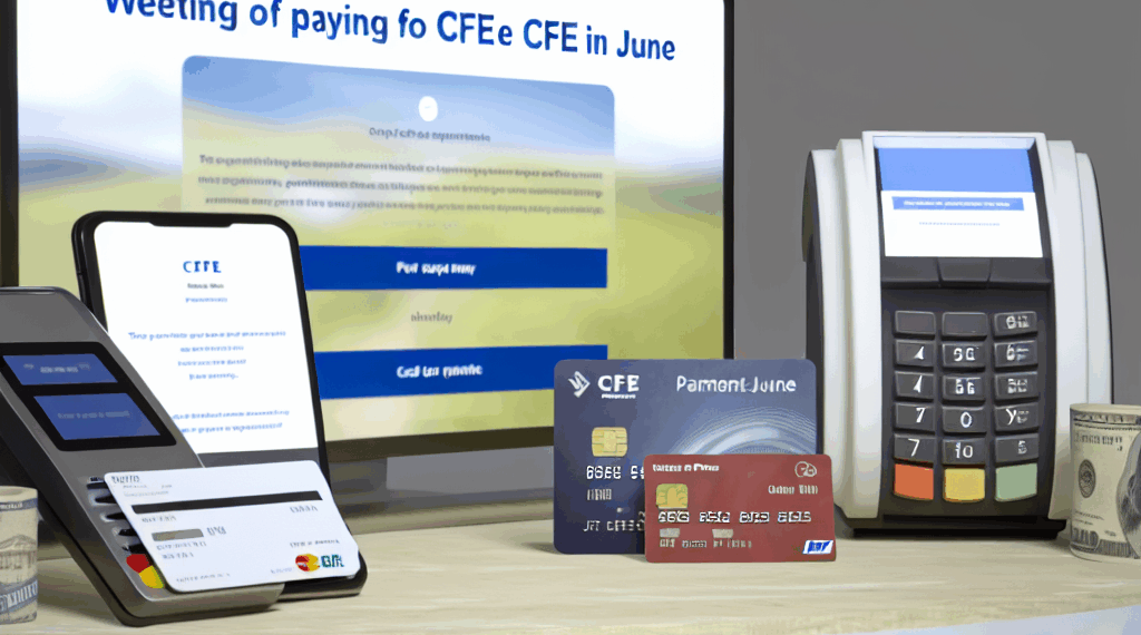 ¿Cómo puedo pagar el recibo CFE desde mi celular en junio?