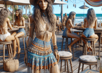 5 faldas boho elegantes para olvidarte de los jeans en verano 2025