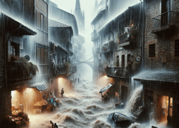 Eso que se ve al fondo del mapa es una dorsal anticiclónica extrema. Y es lo que va a poner a España otra vez a hervir