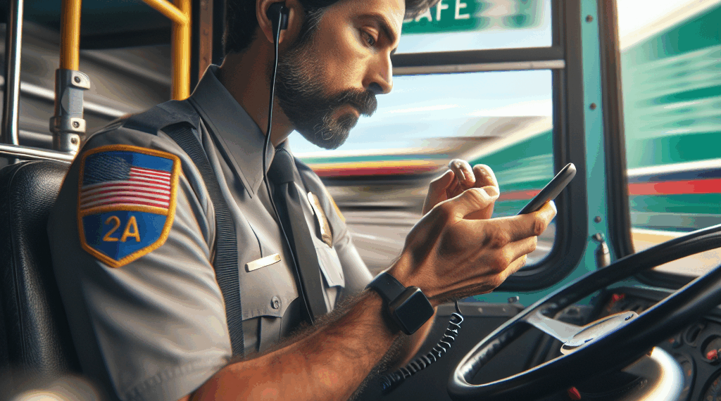 #Denúnciamesta Chofer de la ruta Café 2A conduce usando el celular rumbo a salida Charo. - Changoonga.com