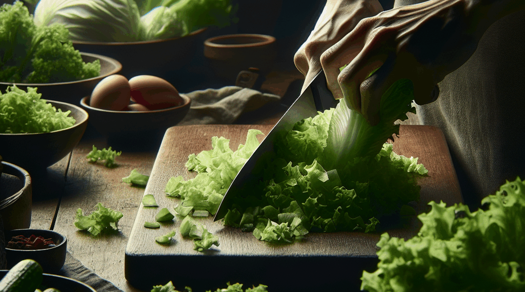 así puedes "picar" la lechuga en segundos para tostadas, sopes y demás antojitos mexicanos