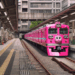 Así luce el tren de alta velocidad rosa inspirado en un famoso personaje que puedes abordar en Japón. – Dimension Turistica Magazine