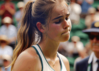 Amanda Anisimova tras la final de Wimbledon 2025. Foto: Getty