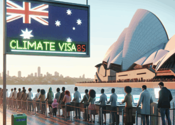 Australia concede los primeros visados para refugiados del clima y 8.750 personas se apuntan para migrar antes de que el mar engulla su país