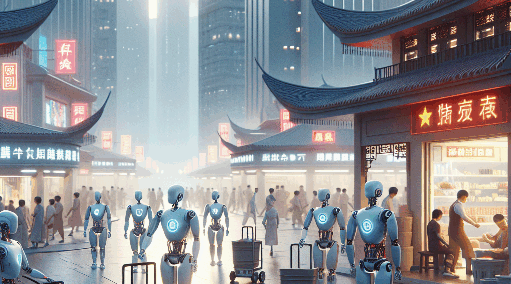 Robots humanoides encarnan la ambición de China en la carrera por el desarrollo de la IA