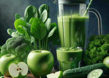 Receta de Smoothie de Verduras 100% detox