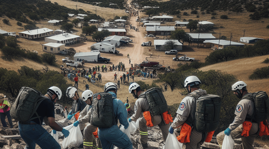 Brigadas de Protección Civil de Nuevo León llegan a Hill Country, Texas, para labores de búsqueda y rescate