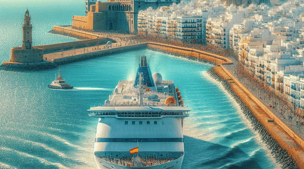 El gigante del mar 'Star of the Seas' se estrena en Cádiz con una parada técnica