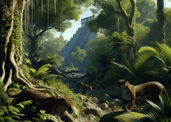 Cámara trampa capta jaguares cerca de Chichen Itzá