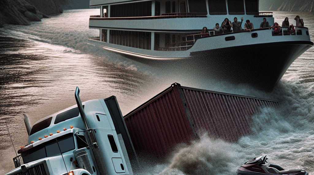 Camionero sufre lesiones al caer en un río en Crucero – Dimension Turistica Magazine