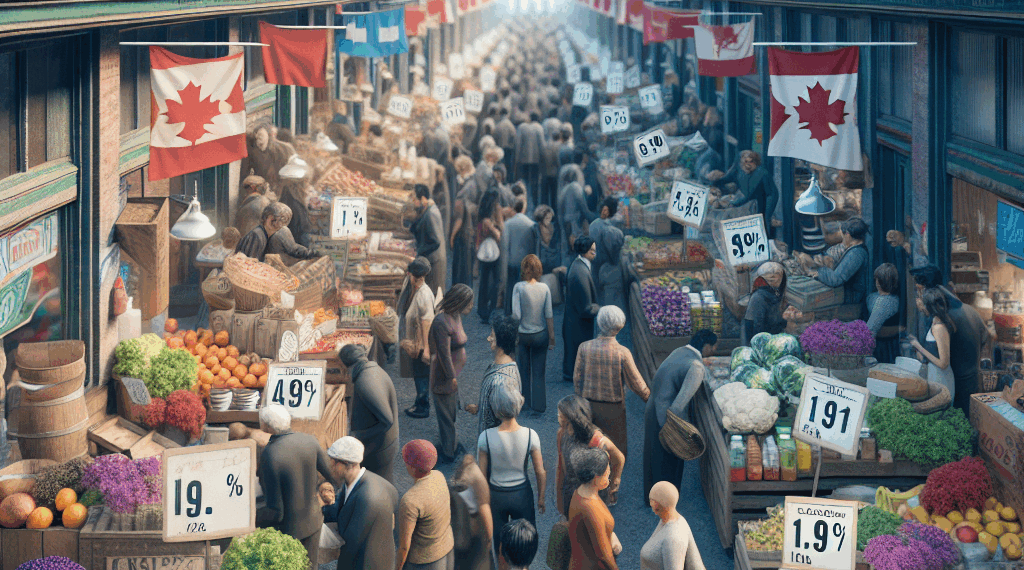 Canadá registra un alza en el IPC de 1.9% en el sexto mes del año