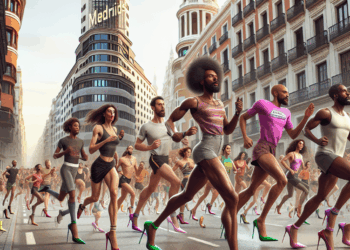 Vídeo. NO COMMENT: Así fue la carrera de tacones del Orgullo 2025 en Madrid