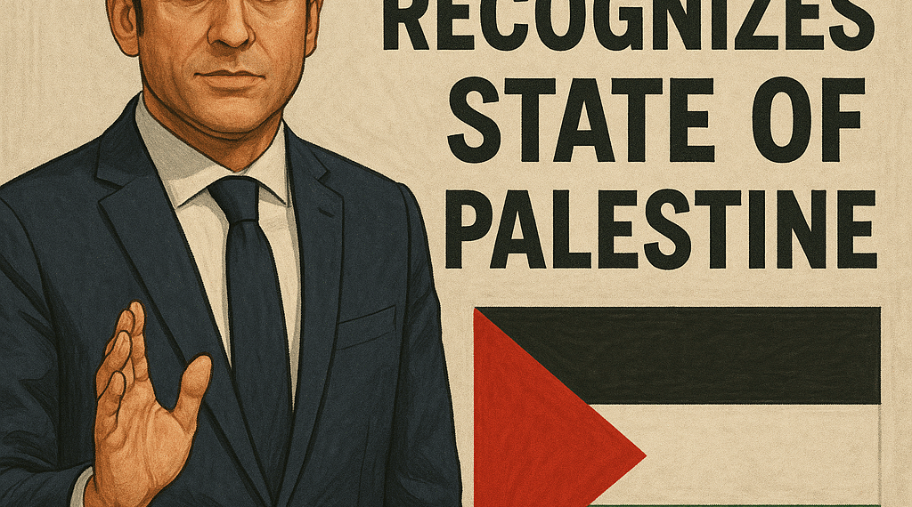 Trump minimiza el reconocimiento palestino por Francia.