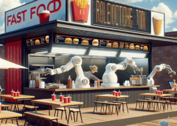 hamburguesas, robots y cine desde tu coche (podría llegar a México)