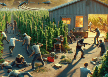 Una redada del ICE en una granja de marihuana en California desata violentos enfrentamientos