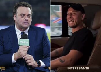 FOTO: ESPECIAL - David Faitelson tunde a Chicharito Hernández tras polémico vídeo