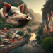 Abandonan Cabeza De Puerco Con Cartulina, Frente A Prepa De Uruapan - Changoonga.com