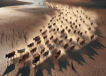 #Denúnciamesta Ganado camina sobre el lago seco de Pátzcuaro y genera preocupación entre pobladores - Changoonga.com