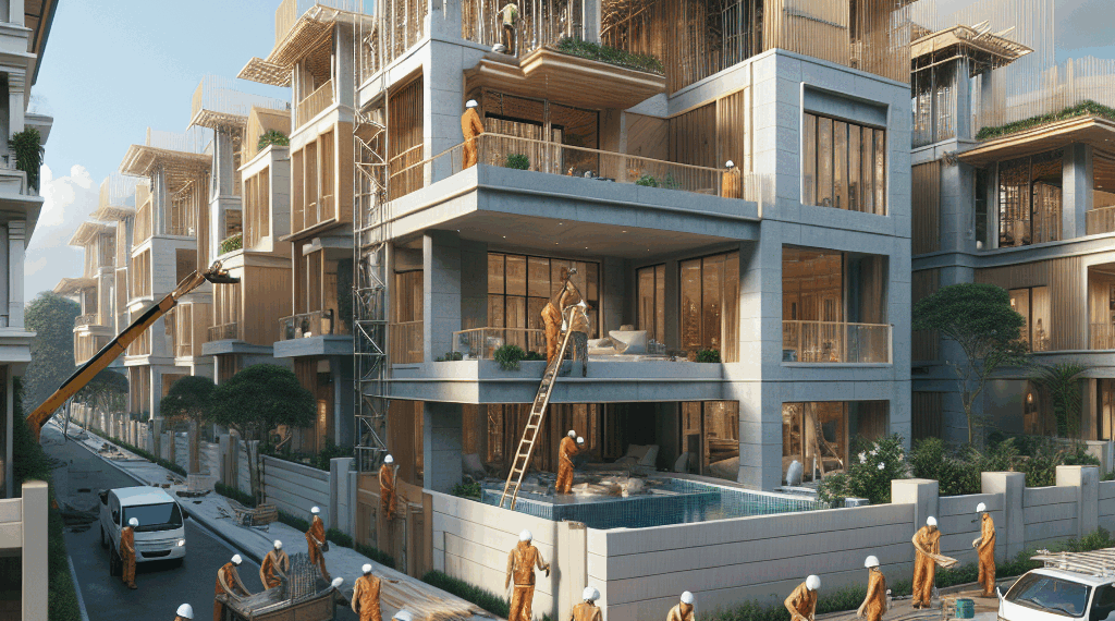 Construcción de vivienda de lujo