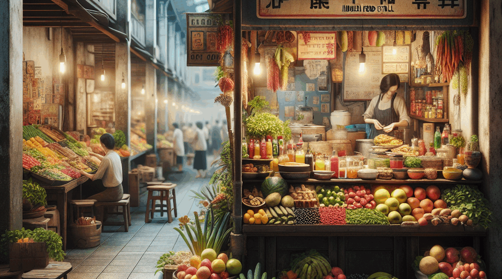 este es el comedor secreto dentro de un mercado donde tienes un menú completo