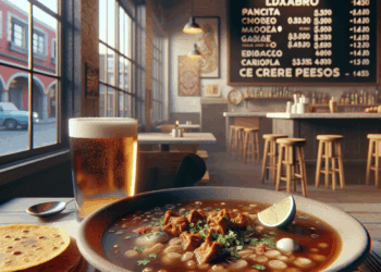 En este local escondido en CDMX ofrecen un paquete de pancita grande, un sope sencillo y cerveza desde 145 pesos