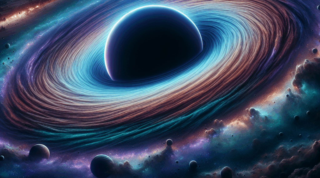 Descubren una galaxia con forma de infinito que podría estar dando a luz un agujero negro