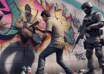 #Morelia Apañan A Chavito Que Se Puso A Grafitear Corderos En El Centro; Es Estudiante Del Conservatorio - Changoonga.com