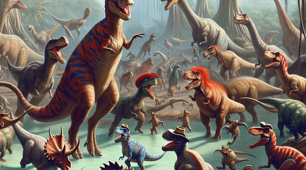 Ni En Jurassic Park: Dinosaurios Bailan “Payaso De Rodeo” En Parque De México - Changoonga.com