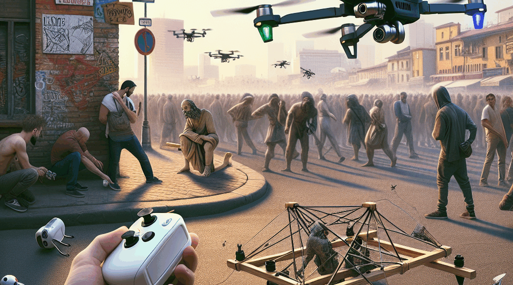 Los drones causan un problema molesto y da Vinci tenía la solución