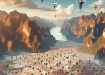 Drones para reforestar zonas de difícil acceso