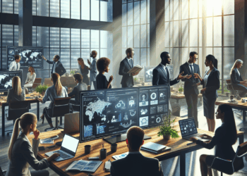 un coworking y bombo en redes