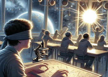 Alumnos invidentes descubren estrella variable