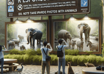 Evita hacer esas ridículas fotos con los animales, pues solo te convertirás en el turista más vergonzoso. – Dimension Turistica Magazine