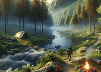 puedes acampar o hacer senderismo