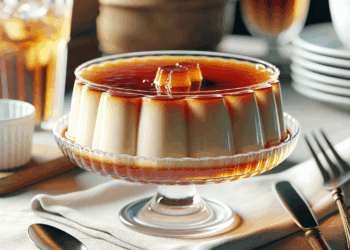 Flan Casero De Chocolate Blanco