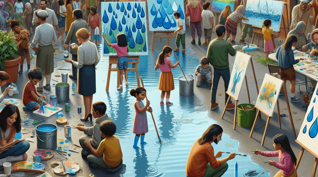 Promueven el cuidado del agua por medio del arte