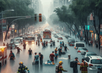 Lluvias intensas provocan encharcamientos e inundaciones en varias alcaldías de la CDMX este sábado