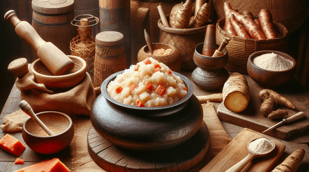 El fufu es una masa simple, perfecta para acompañar los guisos