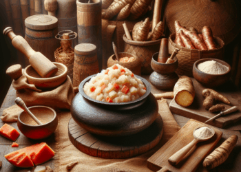 El fufu es una masa simple, perfecta para acompañar los guisos