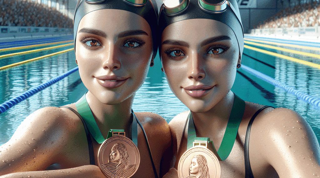 La Jornada - Gemelas mexicanas logran medalla de bronce en el Mundial de Natación