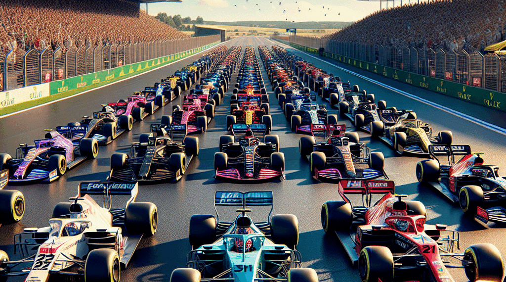 La parrilla de salida para el GP de Gran Bretaña 2025 de F1 en Silverstone