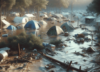 Vídeo. NO COMMENT: La inundación de Texas arrasa un área con campamentos