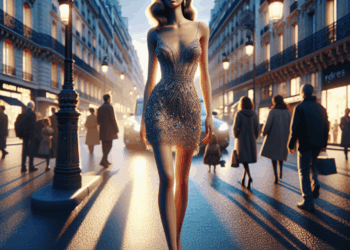 Karol G luce zapatos peep toe de los 2000 con un vestido elegante en París para verano 2025