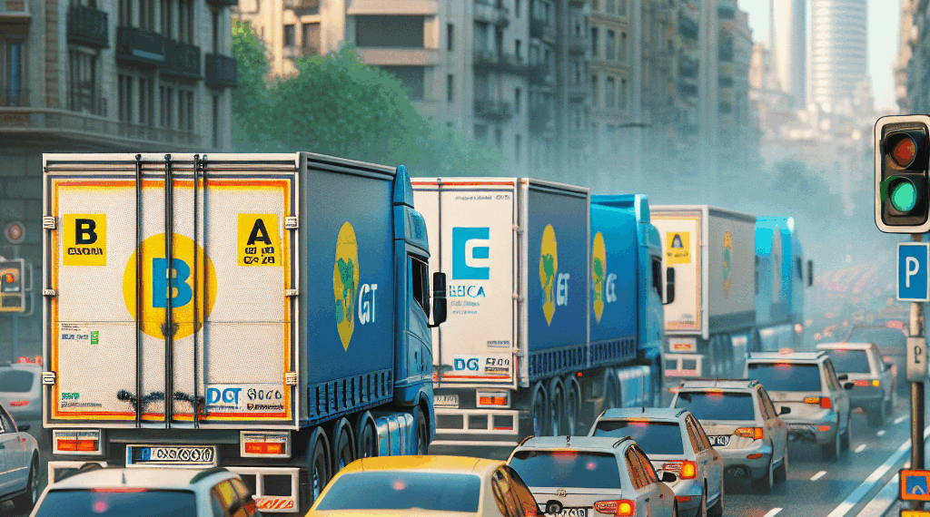 La DGT empieza a multar a los coches con etiquetas B y C