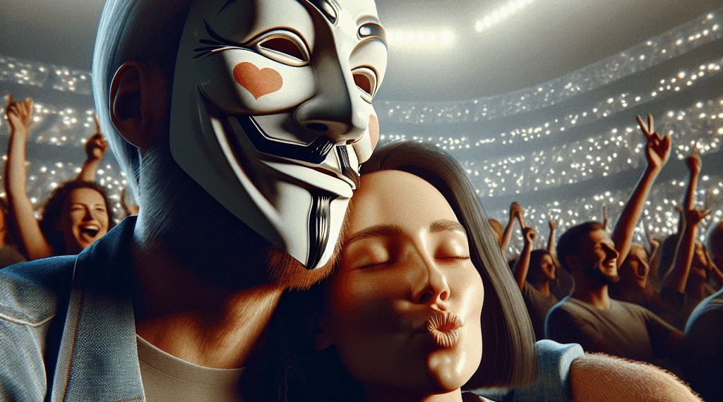 Lionel Messi y su esposa protagonizan 'kiss cam' de Coldplay