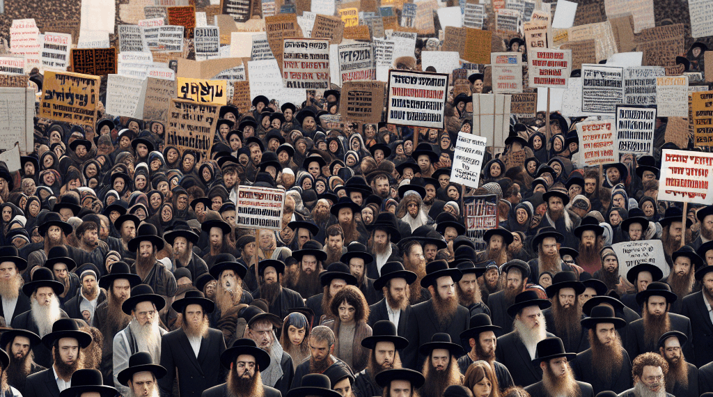Vídeo. Protestas ultraortodoxas contra su inclusión en el Ejército israelí