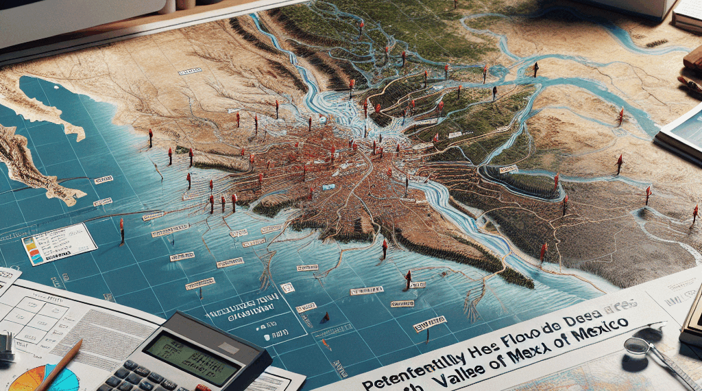 Mapean zonas del Valle de México inundables