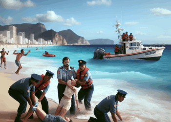 #Michoacán Marinos Salvan A Turista De Morir Ahogado En Playa Azul - Changoonga.com